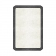 BORDER ATELIER SNOW ROUNDED EDGE AREA RUG BORDER ATELIER SNOW ROUNDED EDGE AREA RUG
