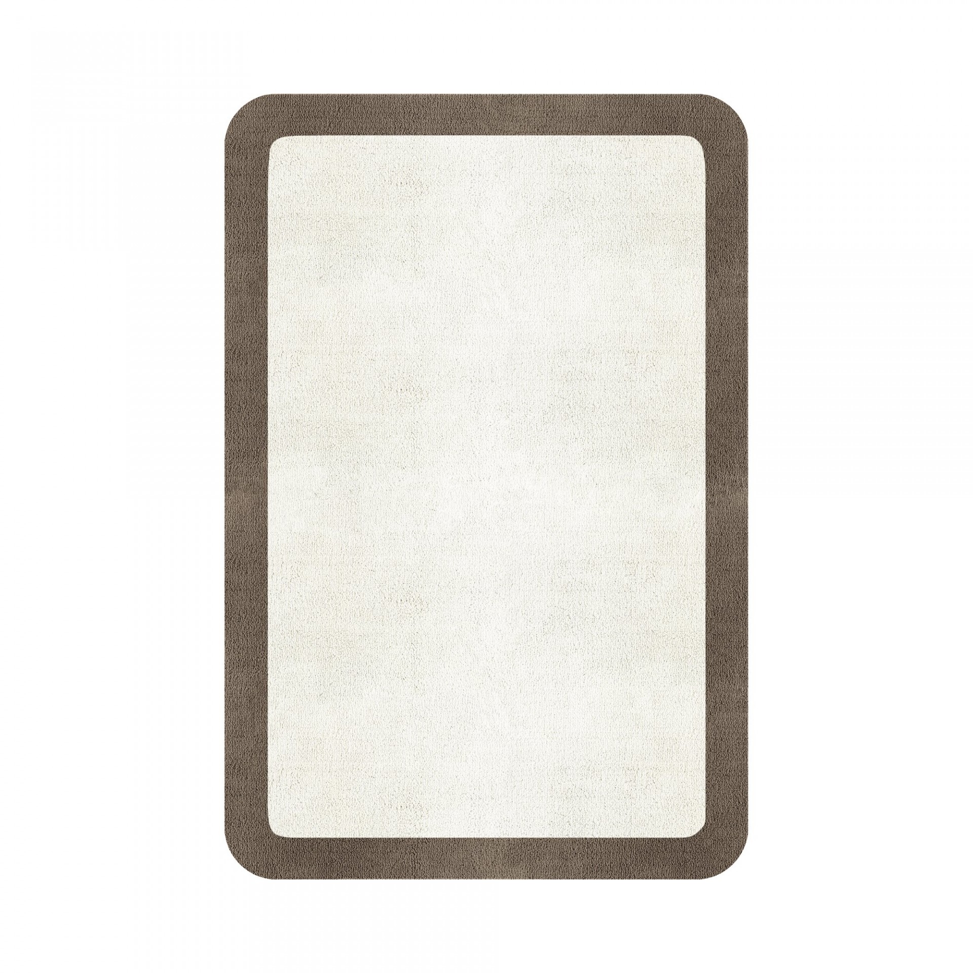 BORDER ATELIER SNOW ROUNDED EDGE AREA RUG