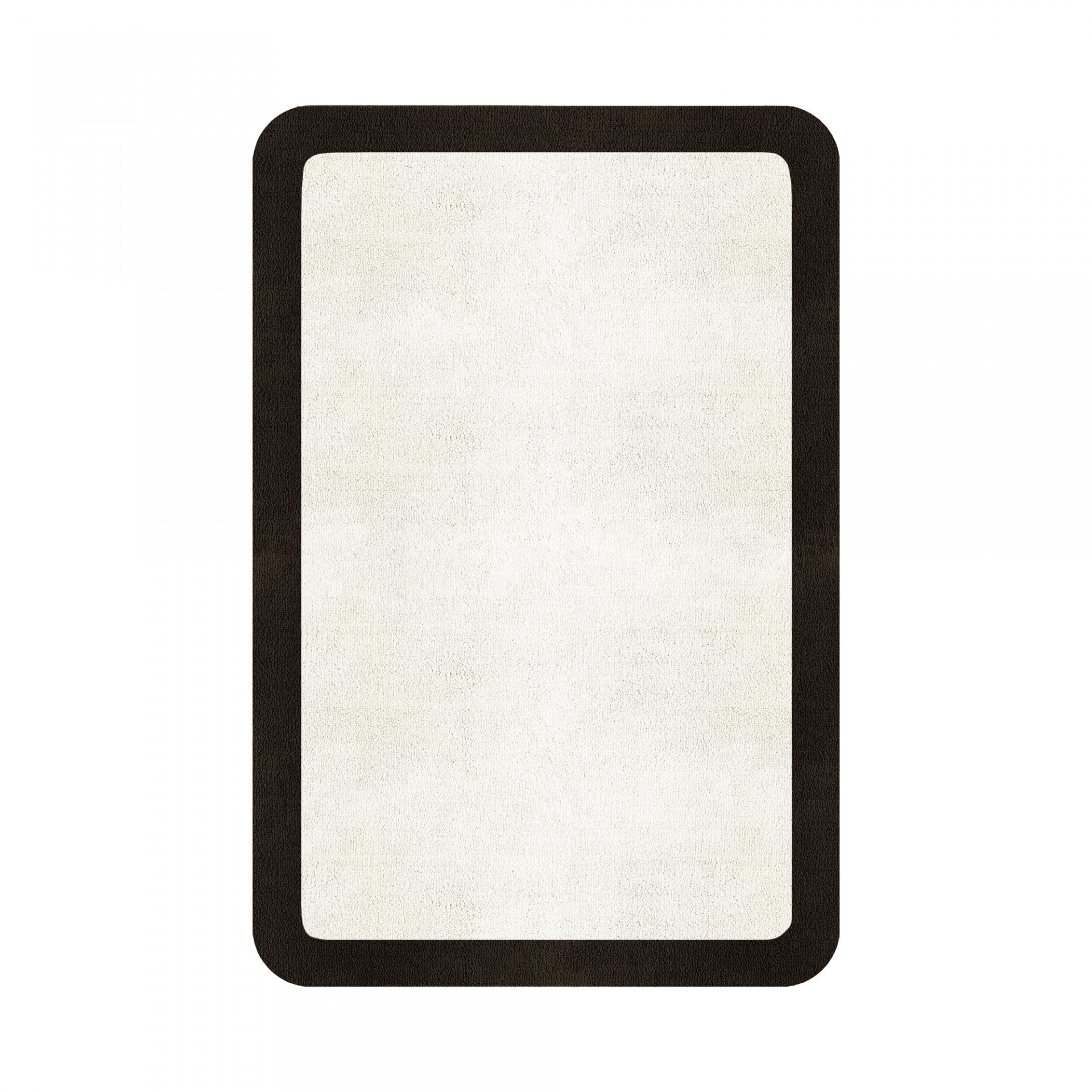 BORDER ATELIER SNOW ROUNDED EDGE AREA RUG