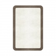 BORDER ATELIER SNOW ROUNDED EDGE AREA RUG BORDER ATELIER SNOW ROUNDED EDGE AREA RUG