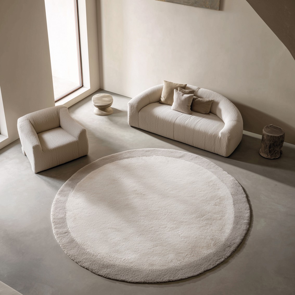 BORDER ATELIER CLOUD TAPETE REDONDO BORDER ATELIER CLOUD TAPETE REDONDO